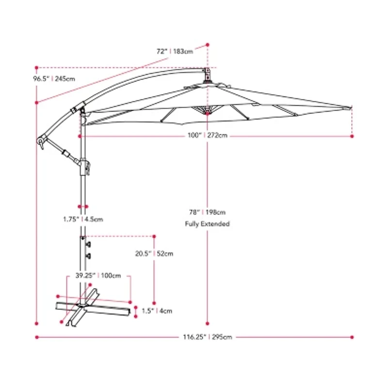 Corliving Patio Umbrella