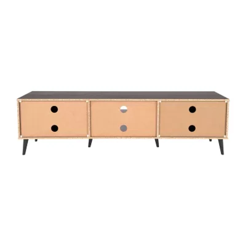 Wooden TV Stand With Storage