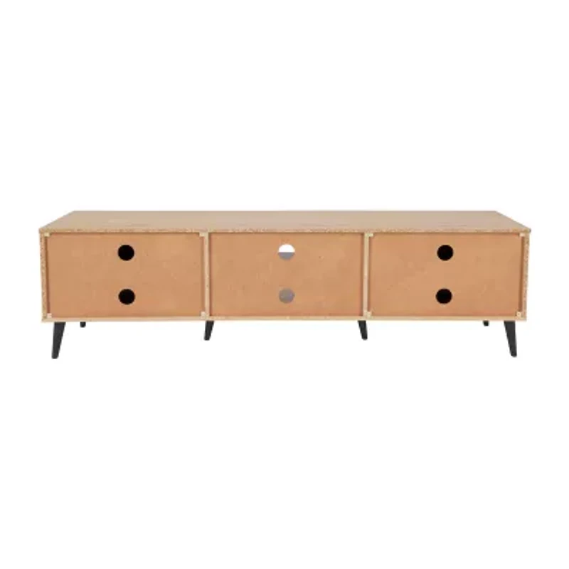Wooden TV Stand With Storage