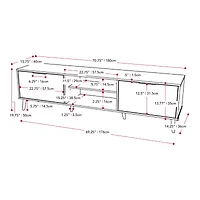 Wooden TV Stand With Storage