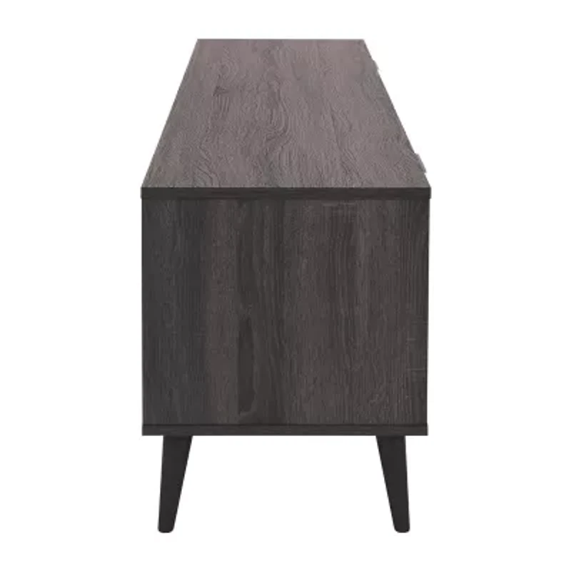 Wooden TV Stand With Storage
