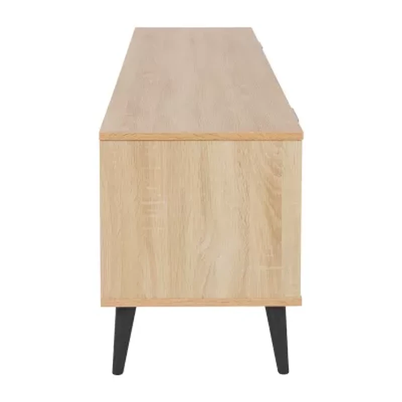 Wooden TV Stand With Storage
