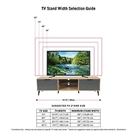 Wooden TV Stand With Storage