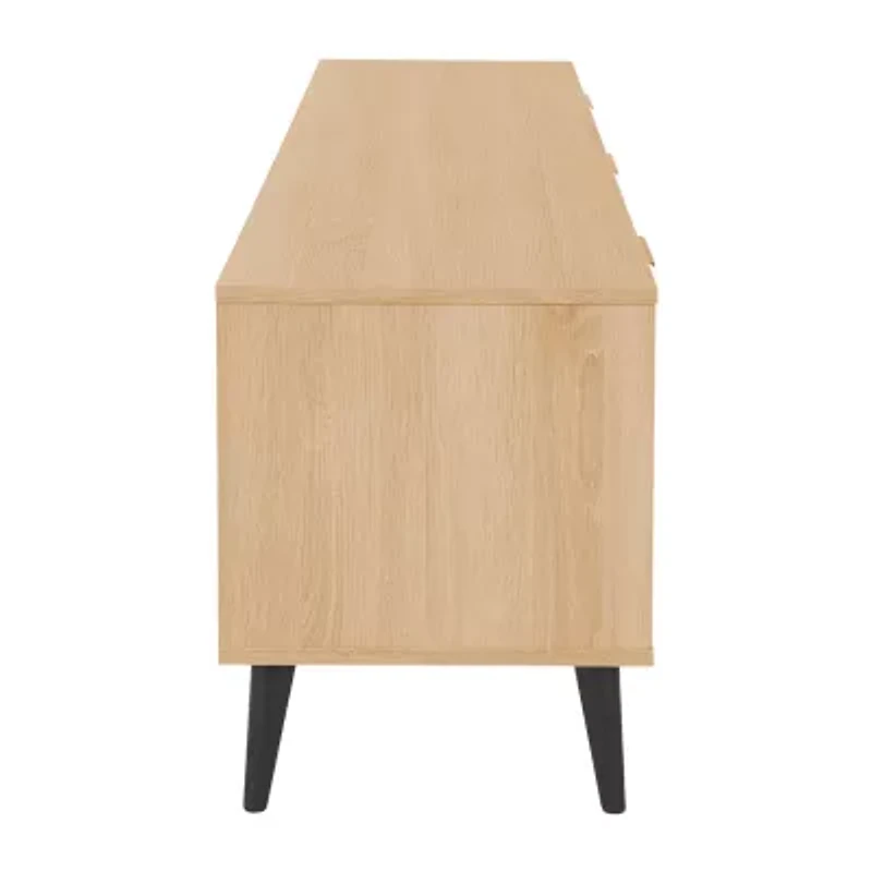 3 Door Wooden TV Stand