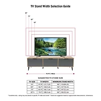 3 Door Wooden TV Stand