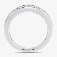 (F / Si2) Womens 2 CT. Lab Grown White Diamond 10K Gold Anniversary Band