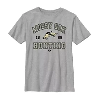 Mossy Oak Little & Big Kid Boys Crew Neck Short Sleeve Regular Fit Graphic T-Shirt