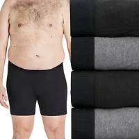 Hanes Mens Big and Tall 4 Pack Boxer Briefs 7701b4