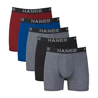 Hanes Ultimate Comfort Flex Fit Total Support Pouch Bonus Pack Mens 5 Boxer Briefs Ufsb51