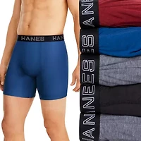 Hanes Ultimate Comfort Flex Fit Total Support Pouch Bonus Pack Mens 5 Boxer Briefs Ufsb51