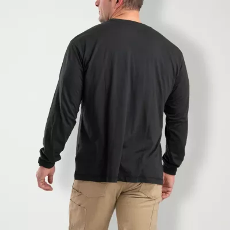 Berne Performance Mens Crew Neck Long Sleeve T-Shirt