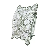 Laurel Manor Toile Garden Cotton Pillow Sham