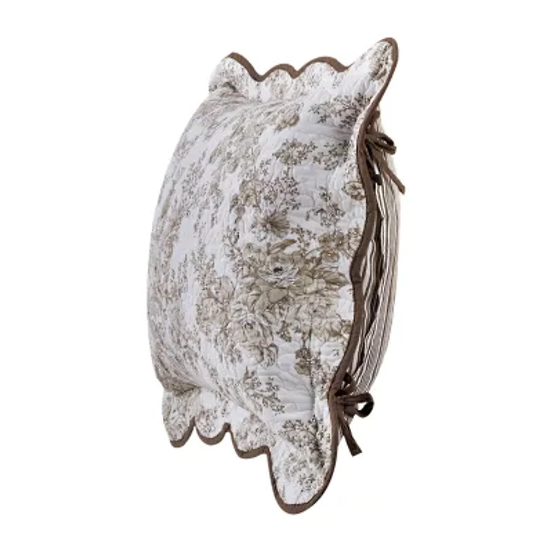 Laurel Manor Toile Garden Cotton Pillow Sham