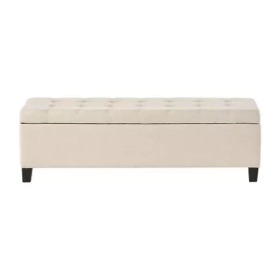 Mission Storage Ottoman