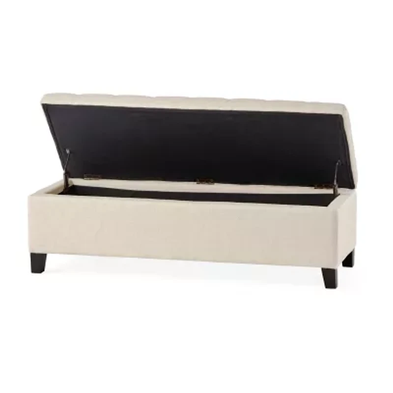 Mission Storage Ottoman