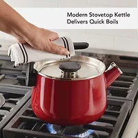 KitchenAid Enamel On Steel Whistling 2-qt. Tea Kettle