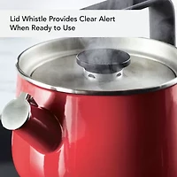 KitchenAid Enamel On Steel Whistling 2-qt. Tea Kettle