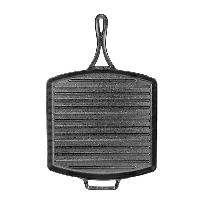 Lodge Cookware Blacklock Triple Seasoned Cast Iron 12" Square Grill Pan