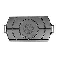 Lodge Cookware Blacklock Triple Seasoned Cast Iron 10"X18" Double Griddle