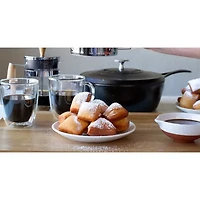 Lodge Cookware Blacklock Triple Seasoned Cast Iron 4-qt. Covered Skillet