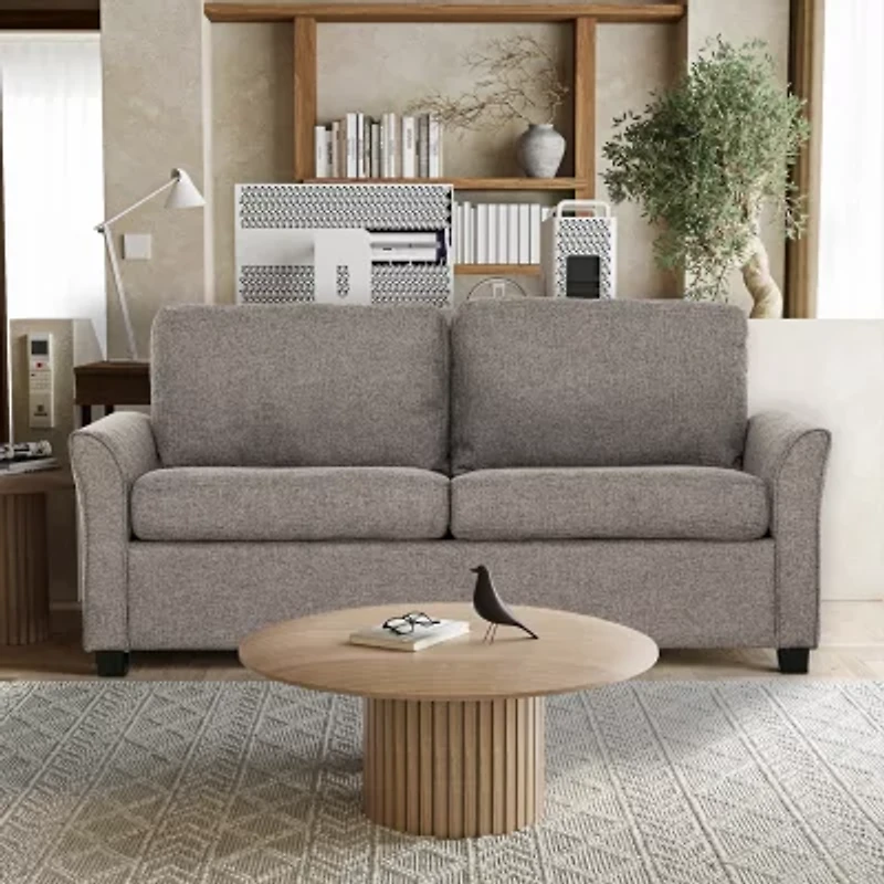 Honor Curved Slope-Arm Sleeper Sofa