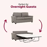 Honor Curved Slope-Arm Sleeper Sofa