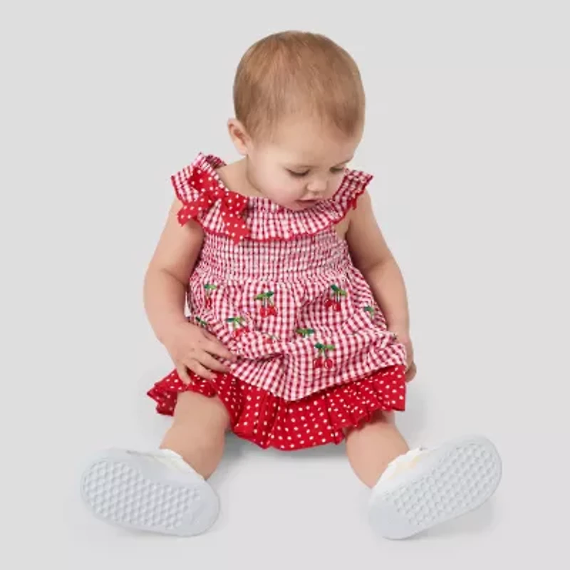 Rare Editions Baby Girls Sleeveless Fit + Flare Dress