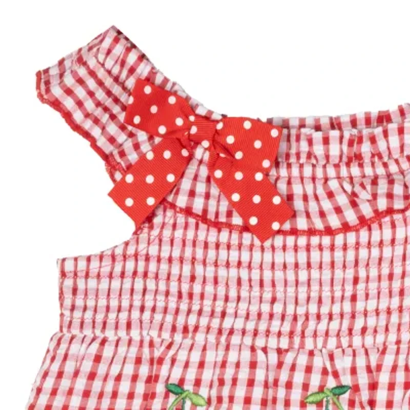 Rare Editions Baby Girls Sleeveless Fit + Flare Dress