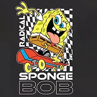 Little & Big Kid Boys Crew Neck Short Sleeve Regular Fit Spongebob Graphic T-Shirt