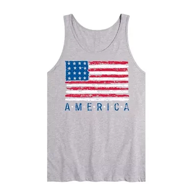 Mens American Flag Tank Top