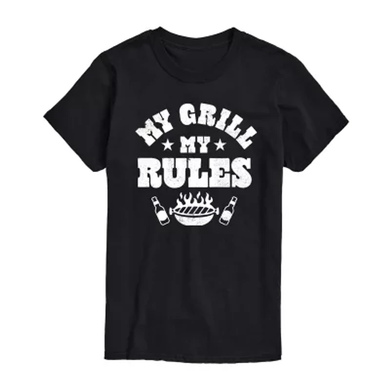 Mens Short Sleeve Grill Graphic T-Shirt