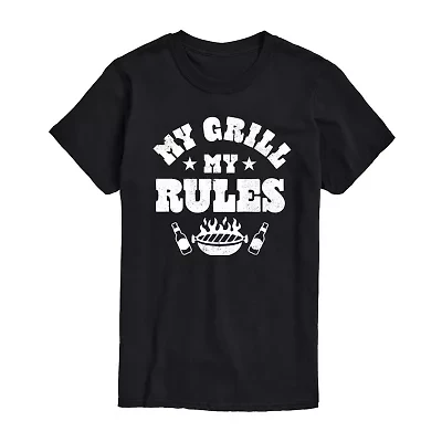 Mens Short Sleeve Grill Graphic T-Shirt