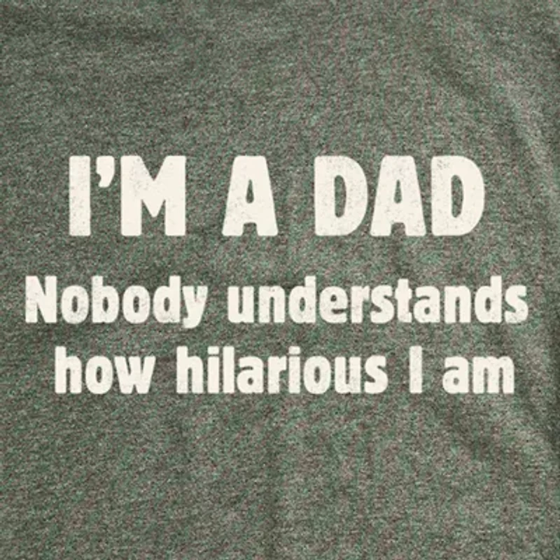 Mens Short Sleeve Dad Graphic T-Shirt