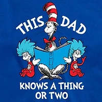 Mens Short Sleeve Dr. Seuss Dad Graphic T-Shirt