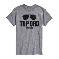 Mens Short Sleeve Top Dad Graphic T-Shirt