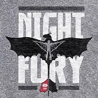 Mens Short Sleeve How To Train Your Dragon Graphic T-Shirt