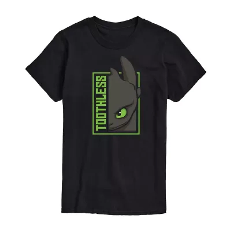Mens Short Sleeve How To Train Your Dragon Graphic T-Shirt