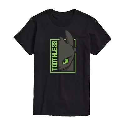Mens Short Sleeve How To Train Your Dragon Graphic T-Shirt