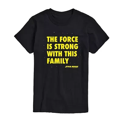 Mens Short Sleeve Star Wars Graphic T-Shirt