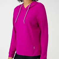 Free Country Womens Long Sleeve Moisture Wicking Zipper Active Hoodie