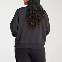 adidas Feel Cozy Crew Sweatshirt (Plus Size)