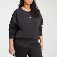 adidas Feel Cozy Crew Sweatshirt (Plus Size)