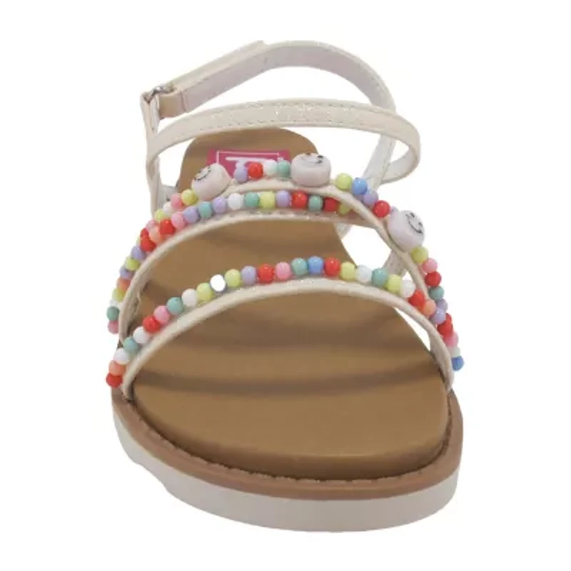 Pop Osana Little & Big Kid Girls Adjustable Strap Footbed Sandals