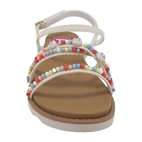 Pop Osana Little & Big Kid Girls Adjustable Strap Footbed Sandals