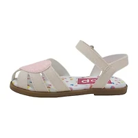Pop Toddler Girls Lil Yoselin Adjustable Strap Flat Sandals