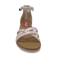 Pop Allium Little & Big Kid Girls Ankle Strap Footbed Sandals