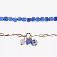 Mixit Womens 2-pc. Necklace Set