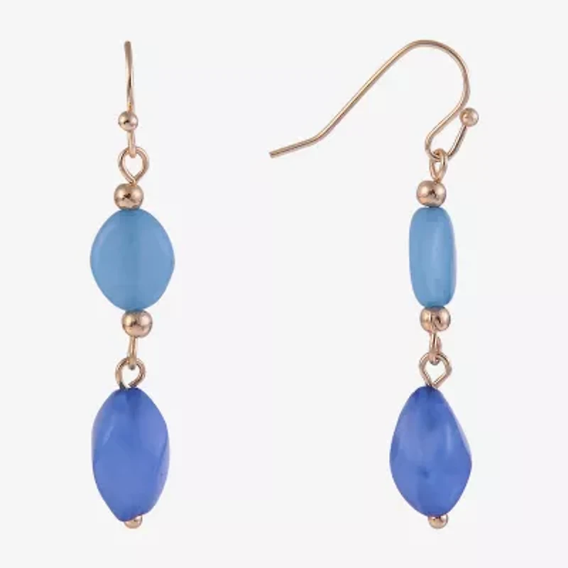 Mixit Beaded Necklace And Drop Earring Womens 2-pc. Jewelry Set