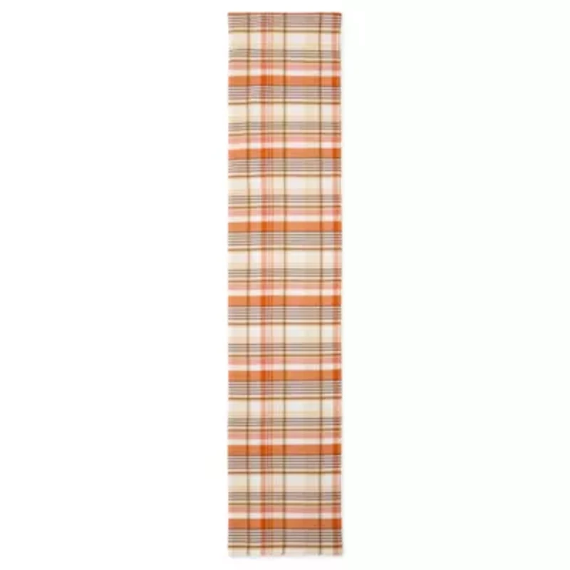 Linden Street Terra Harvest Plaid Table Runner