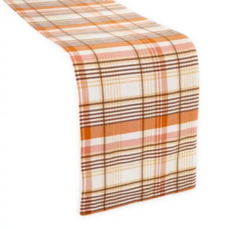 Linden Street Terra Harvest Plaid Table Runner
